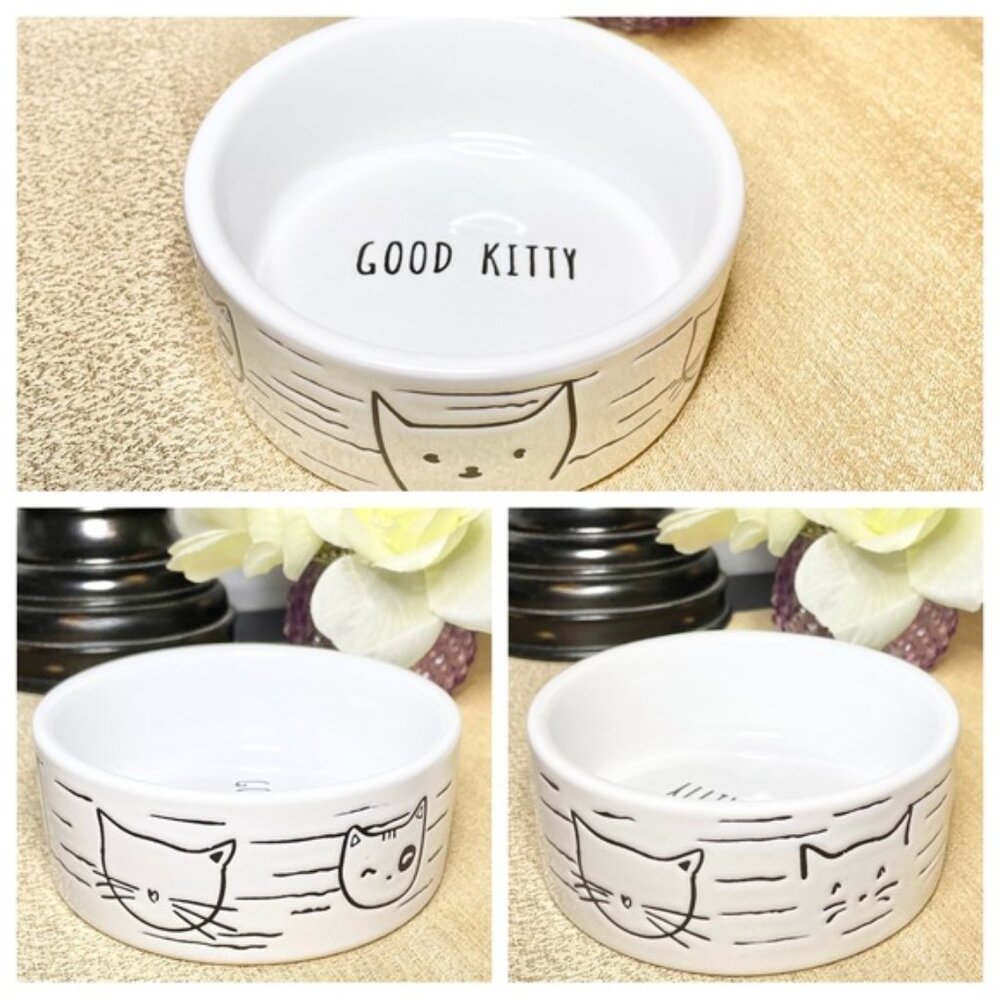 🆕GOOD KITTY Cat Pet Bowl